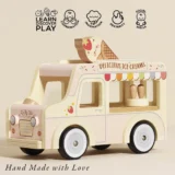 083 Le Toy Van Wooden Ice Cream Van New 03