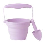 Scrunch Seedling Pot with Trowel Dusty Light Purple