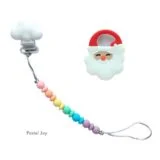 Teether Joy Santa Claus Teether Set   Pastel Joy