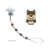 Teether Joy Reindeer rudolph Teether Set   Trinity Gems