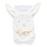 Purebaby Organic Bath Mitt Vanilla Bunny