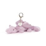 458 jellycat lavender dragon bag charm 01