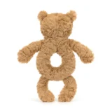 0728 Jellycat Bartholomew Bear Ring Rattle 04