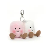 0771 Jellycat Amuseable Pair of Marshmallows Bag Charm 01