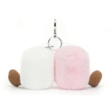 0771 Jellycat Amuseable Pair of Marshmallows Bag Charm 04