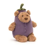 0776 Jellycat Bartholomew Bear Aubergine 01