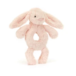 0789 Jellycat Bashful Blush Bunny Ring Rattle 01