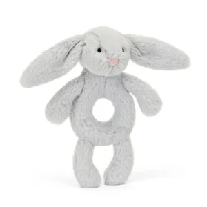 0790 Jellycat Bashful Silver Bunny Ring Rattle 01