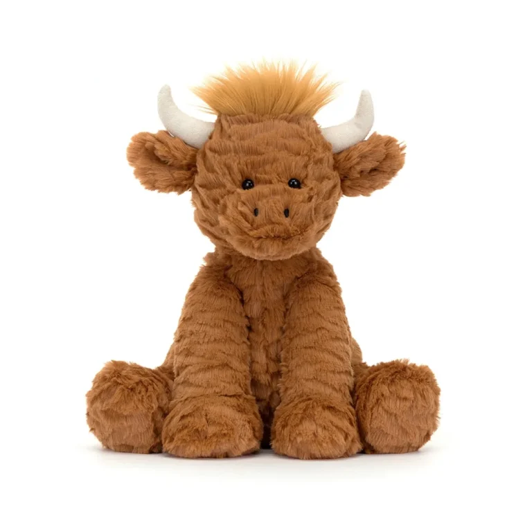 0797 Jellycat Fuddlewuddle Highland Cow 02