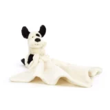 0819 Jellycat Bashful Black and Cream Puppy Soother 2024 02