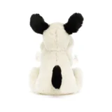 0819 Jellycat Bashful Black and Cream Puppy Soother 2024 05