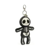 0853 Jellycat Skeleton Bob Bag Charm 01