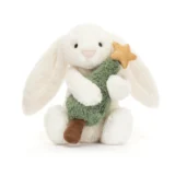 0871 Jellycat Bashful Bunny with Christmas Tree 02