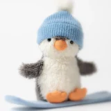 0880 01 Jellycat Peanut Penguin Snowboarding Small Size 02