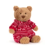 0893 Jellycat Bartholomew Bear Winter Pyjamas 01