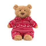 0893 Jellycat Bartholomew Bear Winter Pyjamas 02