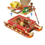 127 Lego Disney Moana Adventure Canoe 43270 06