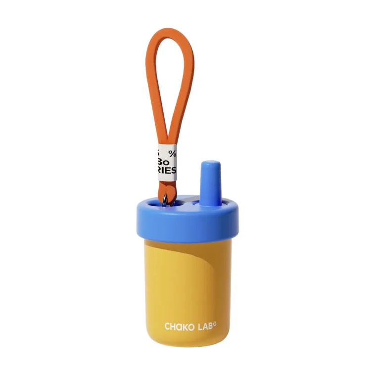 003 01 Chako Lab Bobo Cup Thermos Yellow and Blue 01