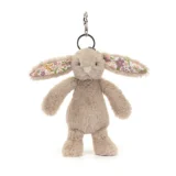1069 Jellycat Blossom Beige Bunny Petal Bag Charm 01