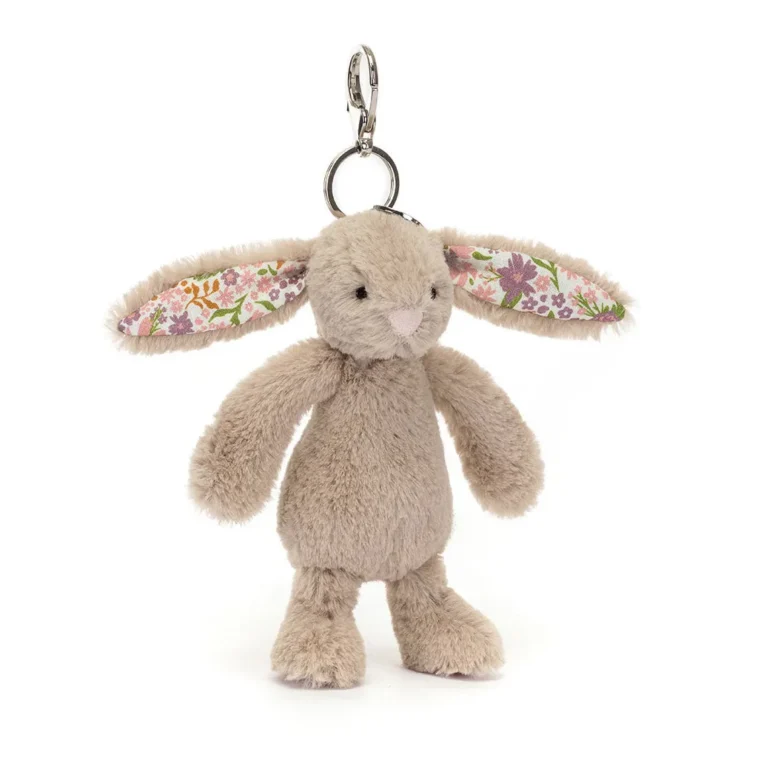 1069 Jellycat Blossom Beige Bunny Petal Bag Charm 02
