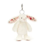 1072 Jellycat Blossom Cream Bunny Berry Bag Charm 02