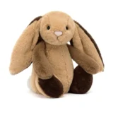 1081 Jellycat Bashful Patchwork Brown Bunny 01