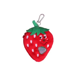 028 Gladee Card Holder Pouch with Zipper Strawberry 01