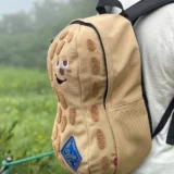 038 Gladee Polyester Canvas Lightweight Rucksack Peanut Large Size 04