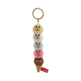 048 Gladee Key Holder Charm Five Scoops Ice Cream Corn 01