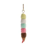048 Gladee Key Holder Charm Five Scoops Ice Cream Corn 03