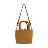 052 Gladee Canvas Stroll Mini Tote Bag Bear Brown Cousin 07