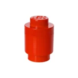 0152 Lego 1 Stud Round Storage Brick Red 01