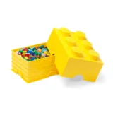 0156 Lego 6 Stud Storage Brick Bright Yellow 02