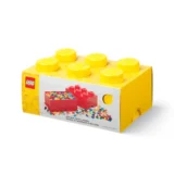 0156 Lego 6 Stud Storage Brick Bright Yellow 03