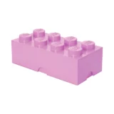 0157 Lego 8 Stud Storage Brick Light Purple 01