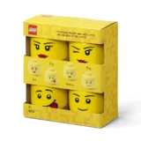 158 Lego Mini Storage Head Set of 4 Pcs 01