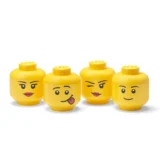 158 Lego Mini Storage Head Set of 4 Pcs 03