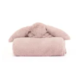 1159 Jellycat Bashful Luxe Rosa Bunny Blankie 06