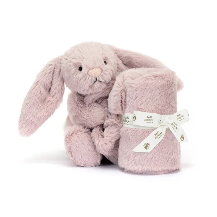1167 Jellycat Bashful Luxe Rosa Bunny Soother 01