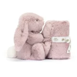 1167 Jellycat Bashful Luxe Rosa Bunny Soother 05