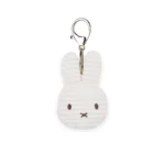 001 01 Miffy Eco Corduroy Flat Keychain 10cm Clasp Edition Offwhite 01
