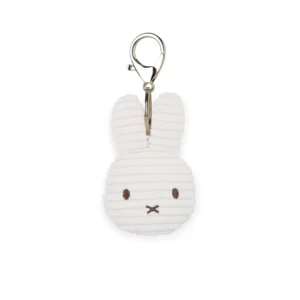 001 01 Miffy Eco Corduroy Flat Keychain 10cm Clasp Edition Offwhite 01