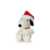 002 01 Peanuts Snoopy Sitting with Christmas Hat 17cm 01
