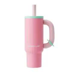 006 04 Chako Lab BaWang Cup Thermos Stainless Steel 1100ml Ceramic Pink and Mint Green Thumbnail 01