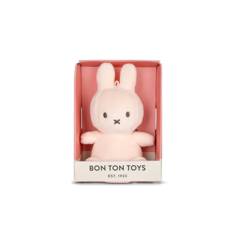 012 02 Lucky Miffy Sitting in Giftbox 10cm Pink 01