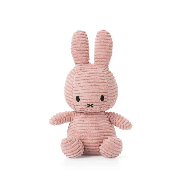 016 03 Miffy ECO Corduroy 23cm Pink 01