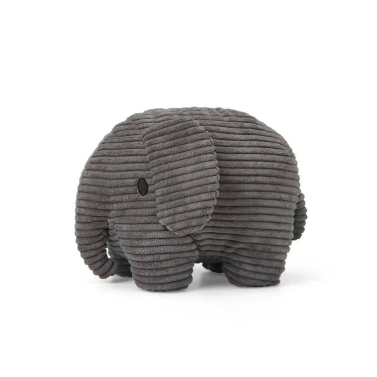 020 01 Miffy Eco Corduroy Grey Elephant 23cm 01