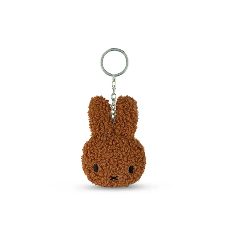 023 01 Miffy ECO Tiny Teddy Flat Keychain 10cm Chain Edition Cinnamon 01