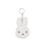 025 01 Miffy Eco Corduroy Flat Keychain 10cm Chain Edition Offwhite 01