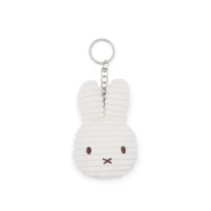 025 01 Miffy Eco Corduroy Flat Keychain 10cm Chain Edition Offwhite 01